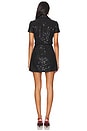 view 3 of 4 Sequin Boucle Mini Dress in Black