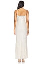 view 3 of 4 Rhinestone Maxi Dress in Cream