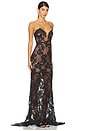 view 2 of 4 Rhinestone Maxi Dress in Black