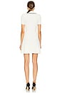 view 3 of 3 Viscose Rib Knit Mini Dress in White