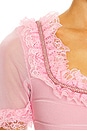 view 4 of 4 x Christopher Kane Ruffle Knit Mini Dress in Pink