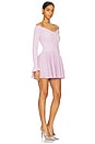 view 2 of 4 Ribbed Knit Mini Dress in Pink