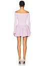 view 3 of 4 Ribbed Knit Mini Dress in Pink