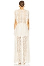 view 3 of 4 White Lace Tiered Maxi Dress in White