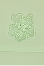 view 4 of 4 Green Cotton Flower Midi Dress in Green