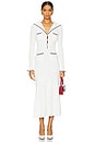 view 1 of 4 DRESS ミディ丈ドレス in White