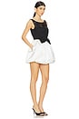 view 2 of 4 Tulle Mini Dress in Black & White