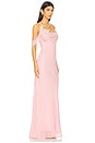 view 2 of 4 Georgette Flower Maxi Dress in Pink