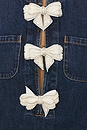 view 4 of 4 Denim Bow Mini Dress in Blue