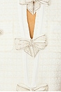 view 4 of 4 Cream Boucle Bow Mini Dress in Cream