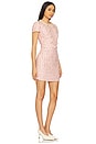 view 2 of 4 Boucle Pearl Mini Dress in Pink
