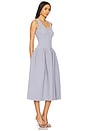 view 2 of 4 Ribbed Knit Diamante Midi Dress in Blue
