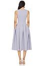 view 3 of 4 Ribbed Knit Diamante Midi Dress in Blue
