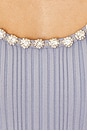 view 4 of 4 Ribbed Knit Diamante Midi Dress in Blue