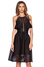 view 1 of 4 Cropped Overlay Dress in Black