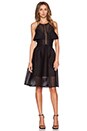 view 4 of 4 Cropped Overlay Dress in Black