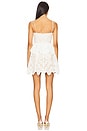 view 3 of 4 Cotton Broderie Mini Dress in White