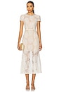 view 1 of 4 Lace Midi Dress in Cream
