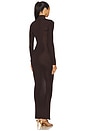 view 3 of 3 Knit Maxi Dress in Brown