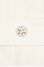 view 4 of 4 Collared Denim Mini Dress in Cream