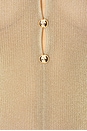 view 4 of 4 VESTIDO LONGO DE MALHA LUREX in Gold