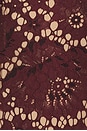 view 4 of 4 VESTIDO MIDI DE RENDA FLORAL in Burgundy