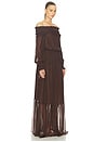 view 2 of 4 Georgette Maxi Dress in Brown