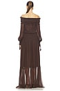 view 3 of 4 Georgette Maxi Dress in Brown