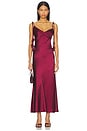 view 1 of 3 DRESS 원피스 in Burgundy