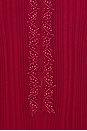 view 4 of 4 Red Pearl Trim Knit Midi Dress in Red