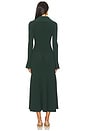 view 3 of 3 Keyhole Knit Midi Dress in Green