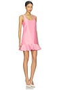 view 2 of 3 Pink Taffeta Mini Dress in Pink