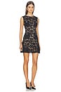 view 2 of 4 Black Lace Crystal Mini Dress in Black
