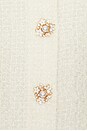 view 4 of 4 Cream Boucle Lace Trim Mini Dress in Cream