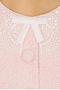 view 4 of 4 Pink Boucle Lace Collar Mini Dress in Pink