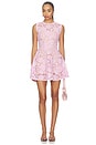 view 1 of 4 Pink Lace Mini Dress in Pink