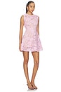 view 2 of 4 Pink Lace Mini Dress in Pink