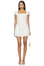 view 1 of 4 White Ramie Mini Dress in White