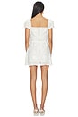 view 3 of 4 White Ramie Mini Dress in White