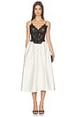 view 1 of 4 ROBE MIDI DRESS in Cream