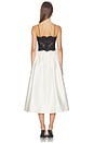 view 4 of 4 ROBE MIDI DRESS in Cream