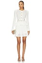 view 1 of 4 ROBE MINI DRESS in White