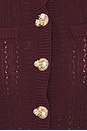 view 4 of 4 VESTIDO MIDI DRESS in Burgundy
