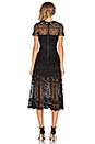 view 3 of 3 VESTIDO MIDI CUT OUT LACE in Black