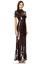 view 2 of 4 Sequin Gown in Brown