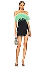 view 1 of 4 Sequin Feather Mini Dress in Black