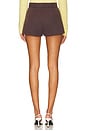 view 4 of 6 Cotton Skort in Brown