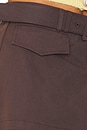 view 6 of 6 Cotton Skort in Brown