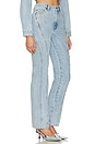 view 2 of 5 Crystal Embellished Denim Jeans in Light Blue