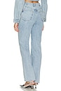 view 3 of 5 Crystal Embellished Denim Jeans in Light Blue